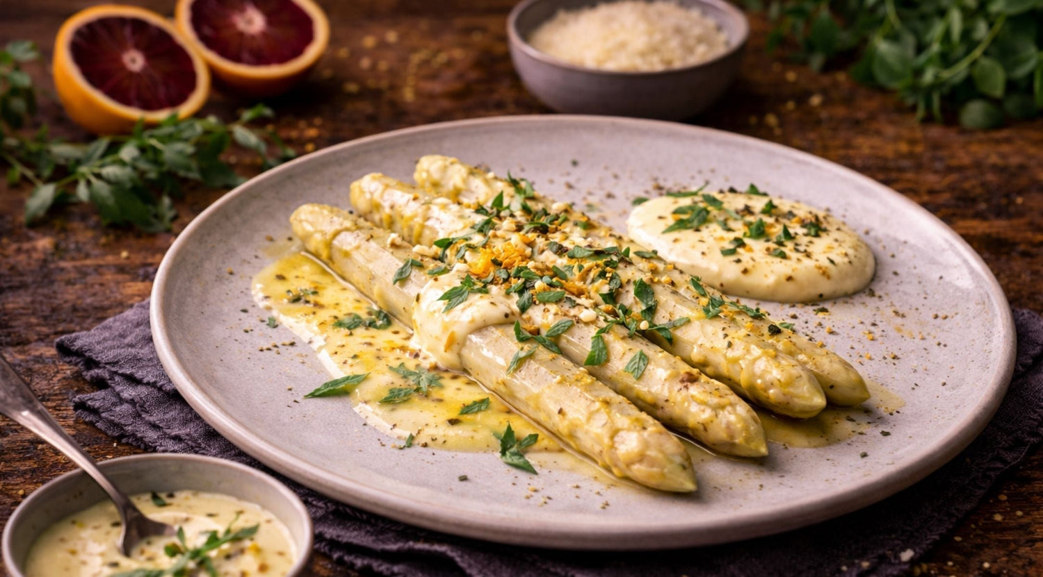 Spargel mit Manchego & selbstgemachter Hollandaise: dein kulinarischer Oster-Moment