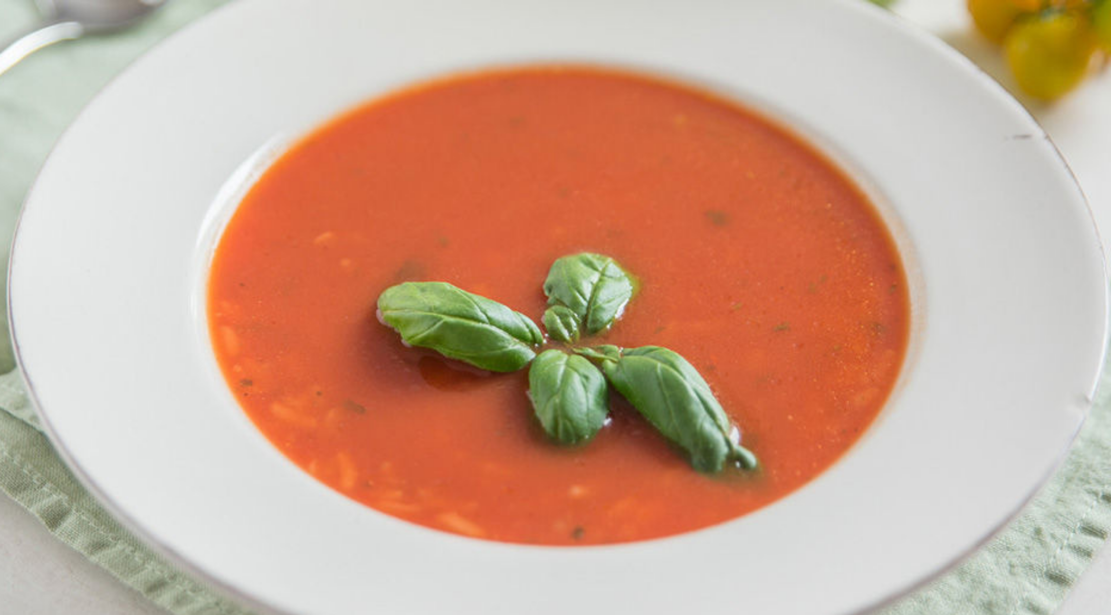 Feurige Tomatensuppe