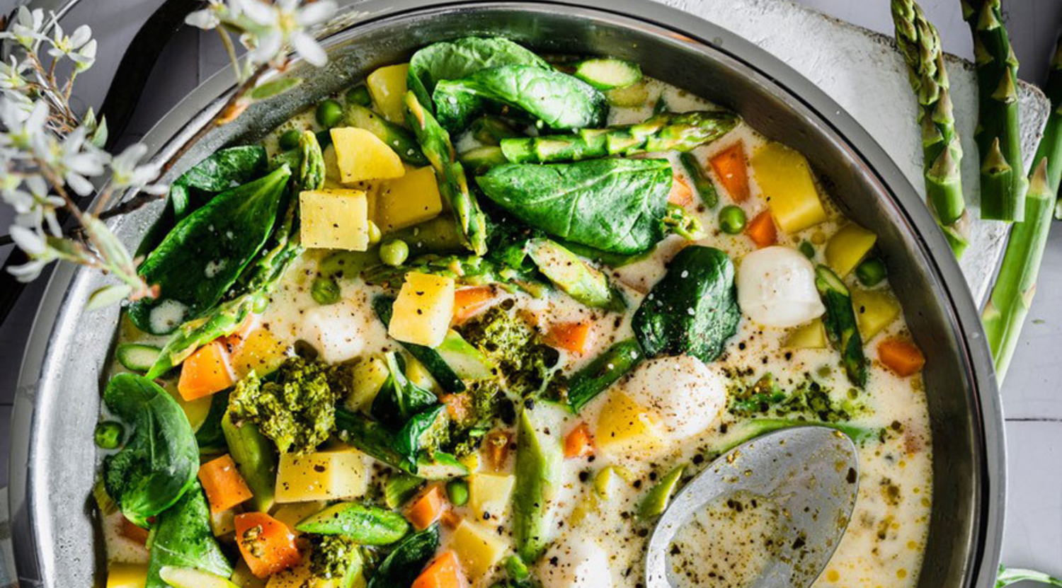 Frühlingsgemüsepfanne