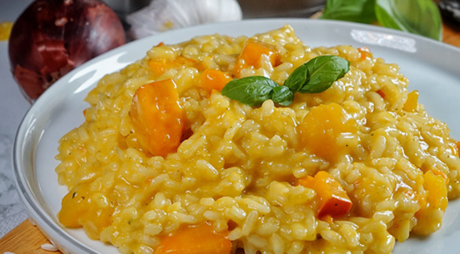 Kürbis Risotto