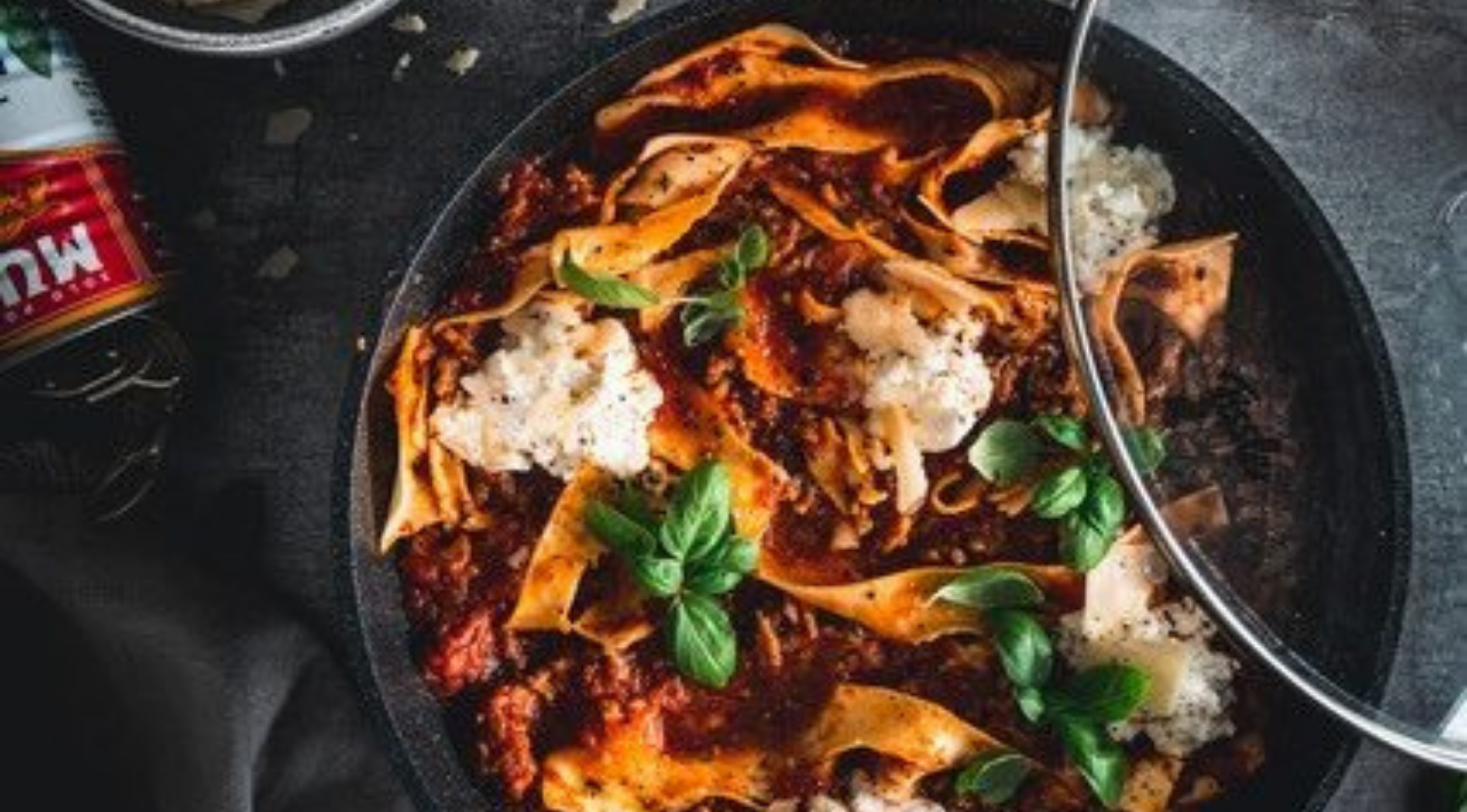 One Pan Lasagne mit Ricotta