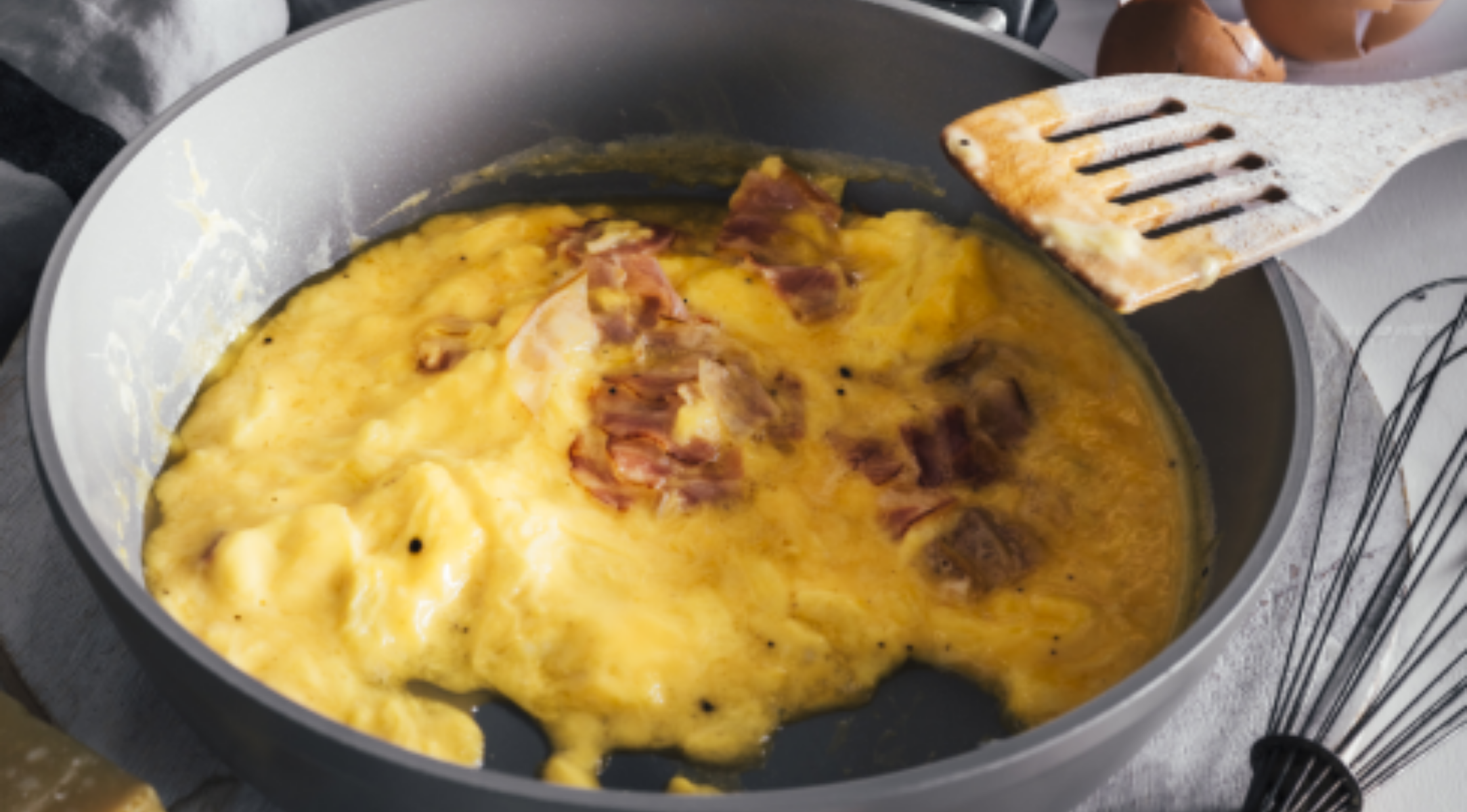 Rührei Carbonara Style