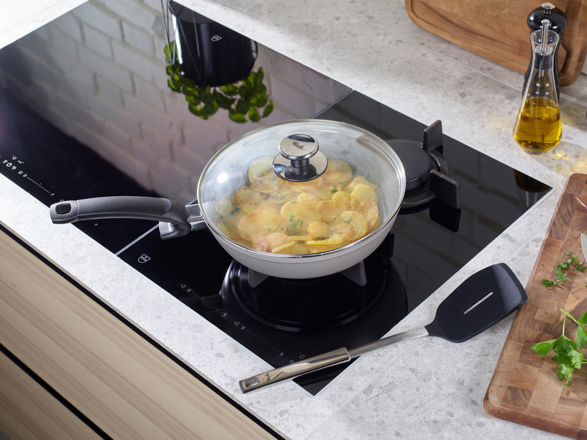 Ceratal® Comfort frying pan set 24 & 28 cm with glass lids