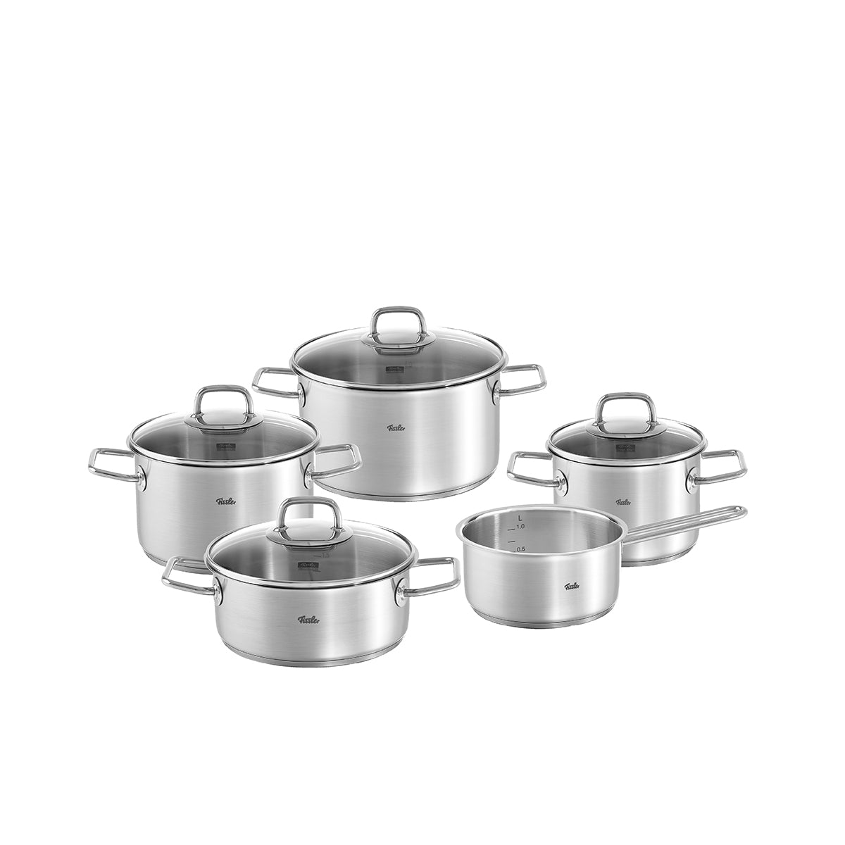 Viseo® 5-Pc. Cookware Set with Glass Lids | Fissler