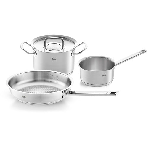 Fissler 32cm Frying Pan Set – 3-Piece Original-Profi Collection® – 3-Piece Set with Stew Pot, Sauce Pan