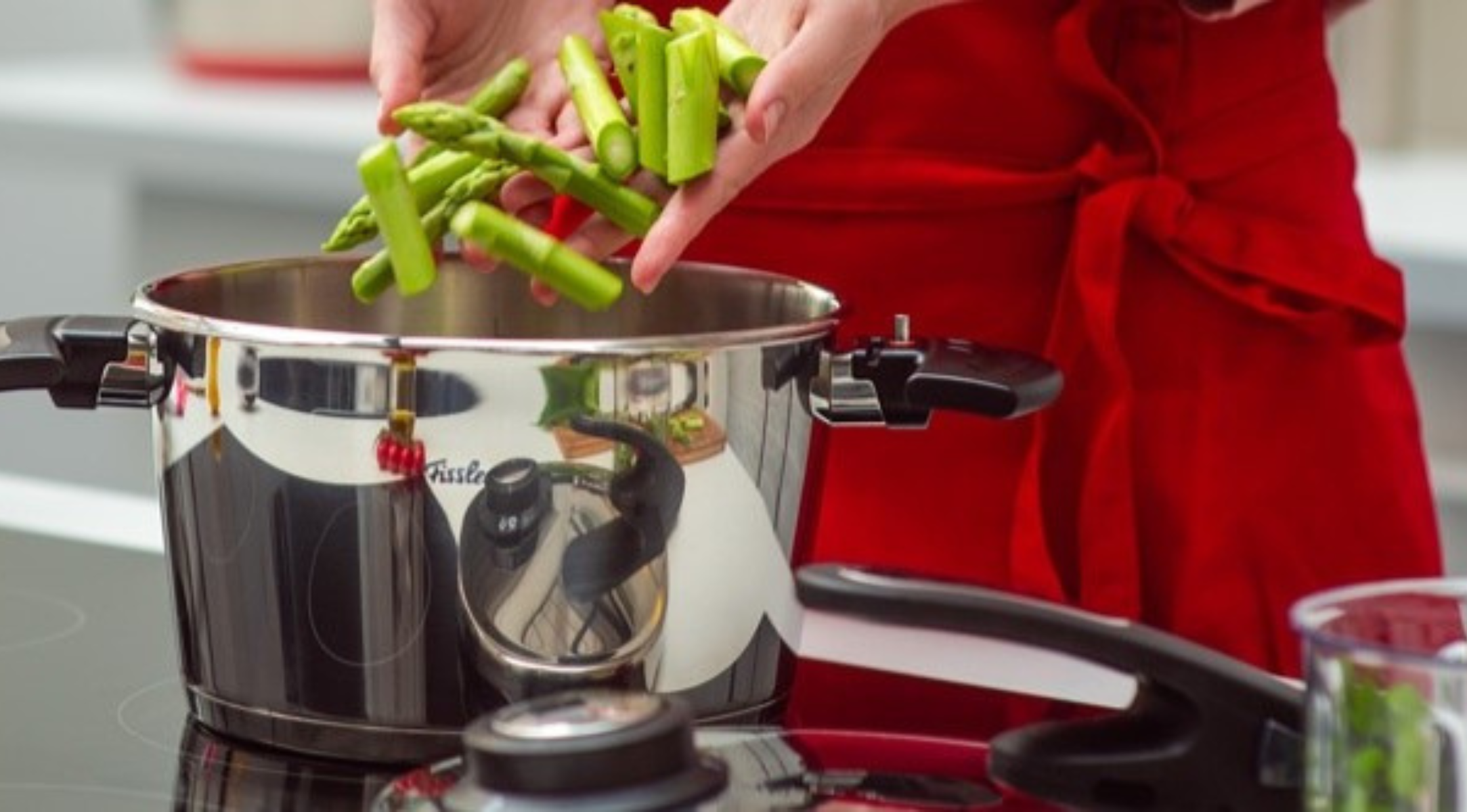 Spargel im Schnellkochtopf