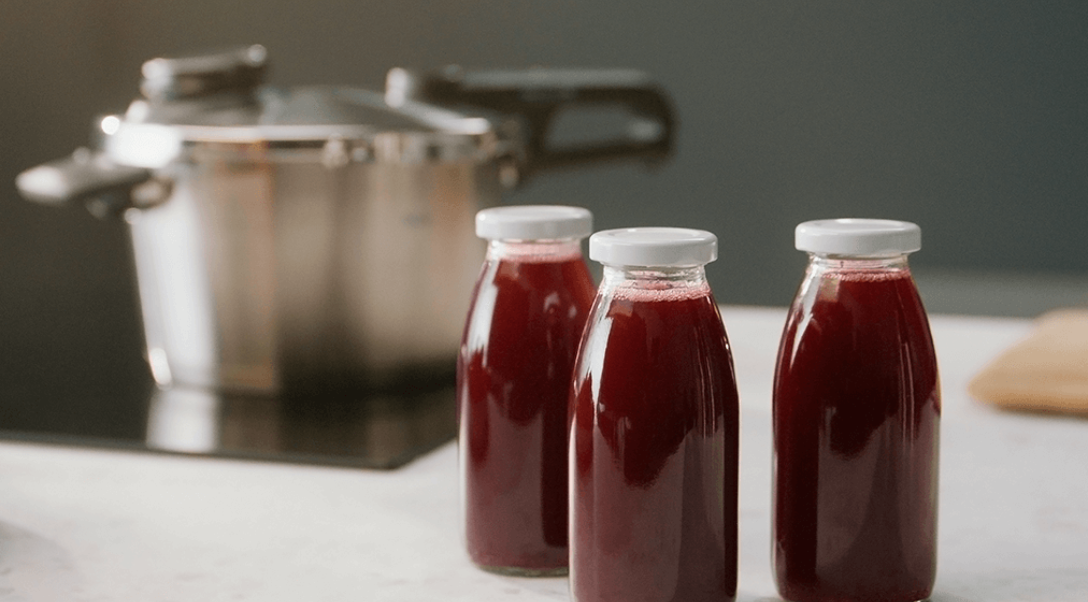 Entsaften im Schnellkochtopf