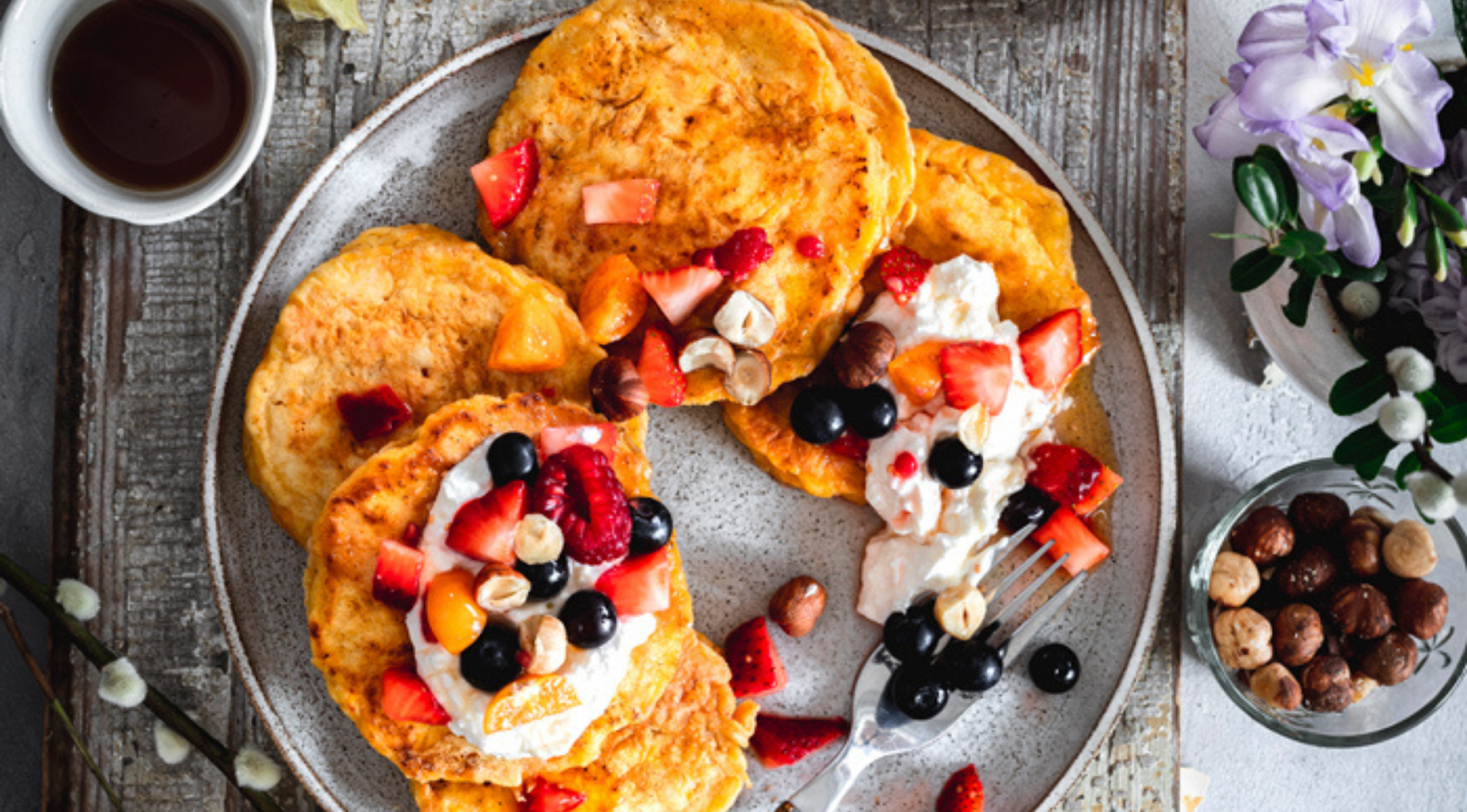 Carrot Cake Pancakes