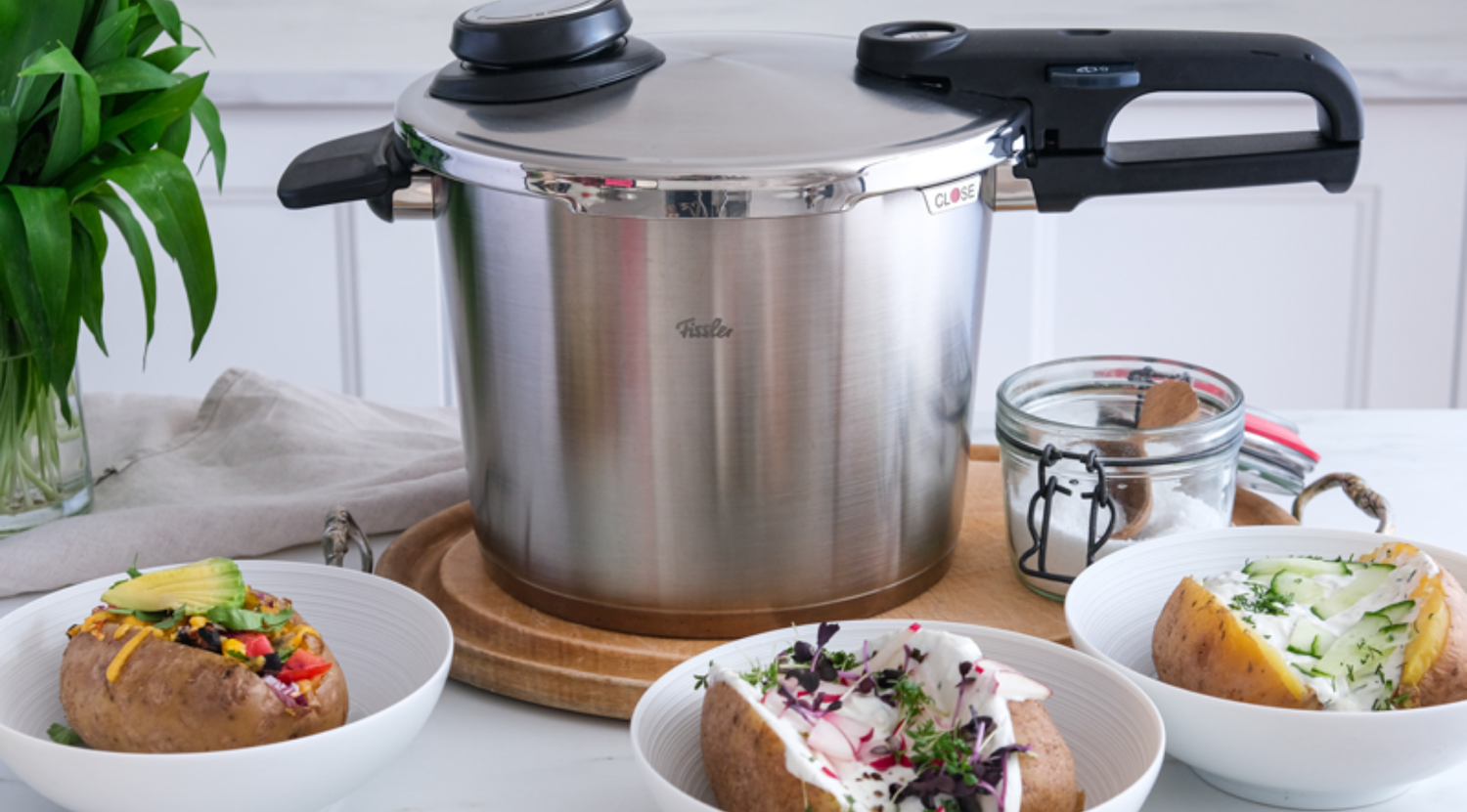 Gefüllte Kartoffeln in 3 Varianten