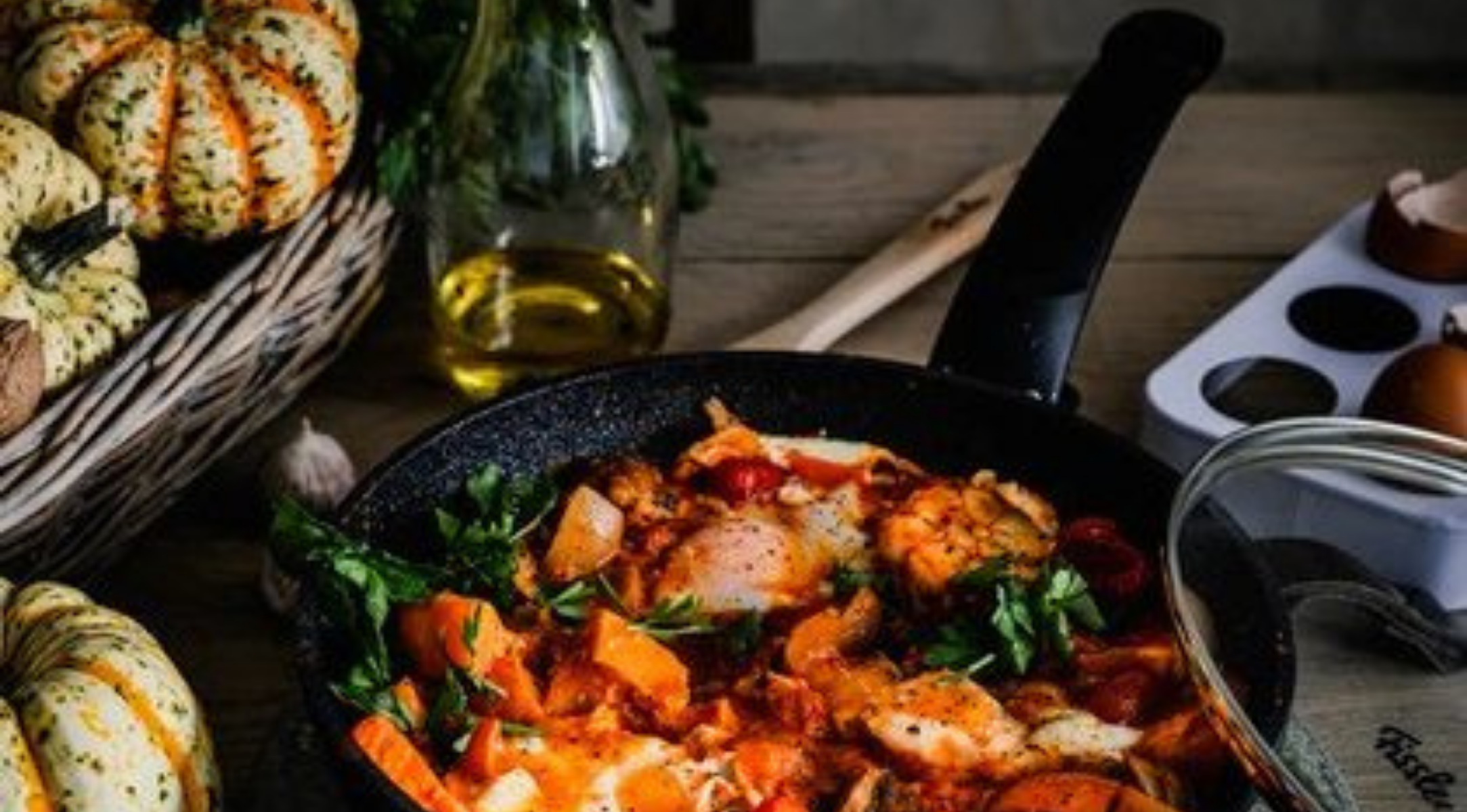 Herbst-Shakshuka mit Kürbis