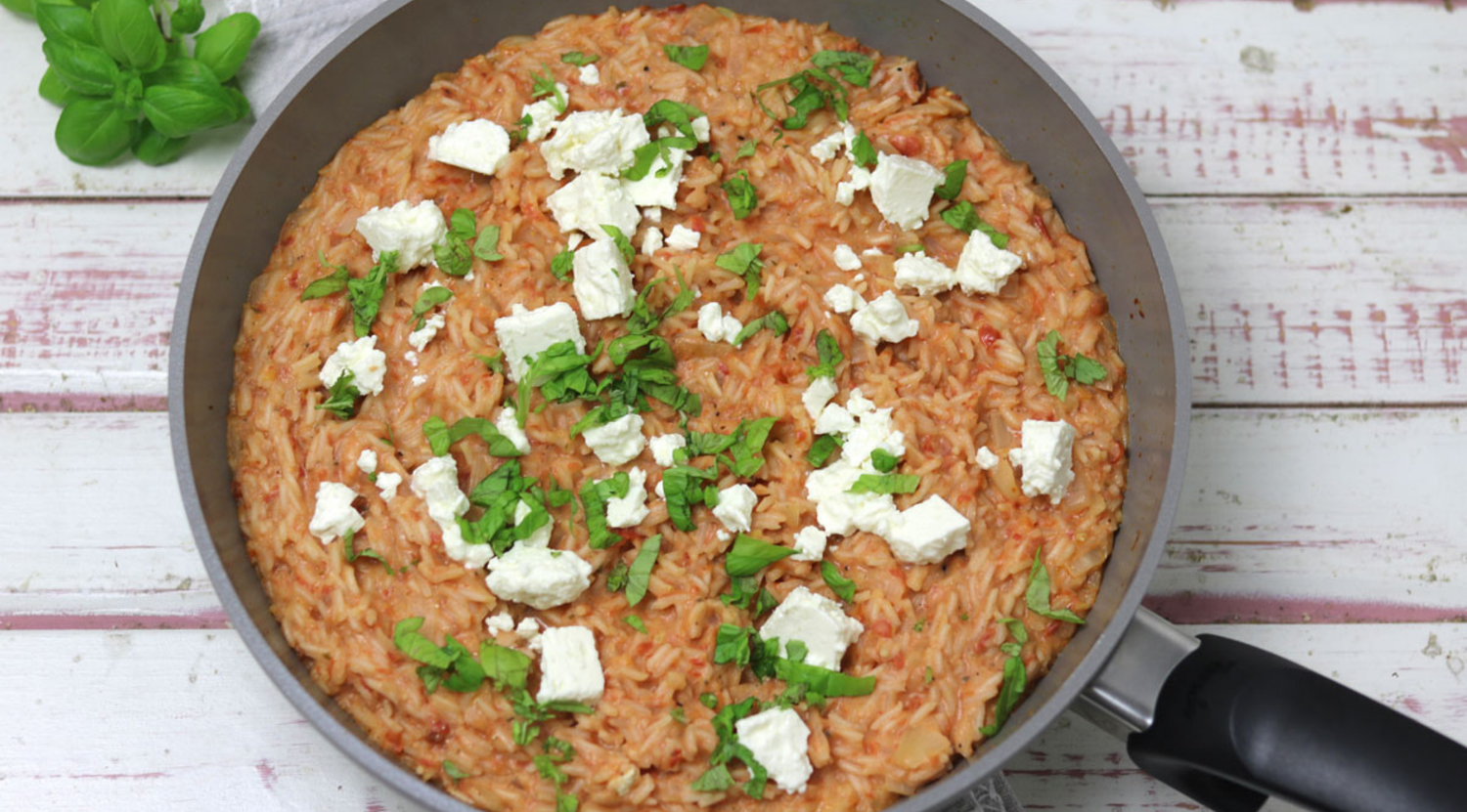 Tomatenreis mit Feta