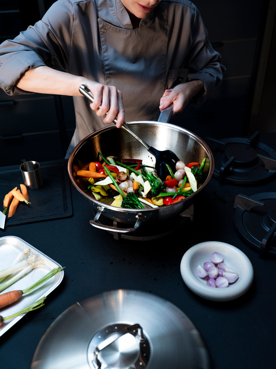 Fissler 32cm Frying Pan Set – 3-Piece Original-Profi Collection® Wok, 32 cm | Fissler