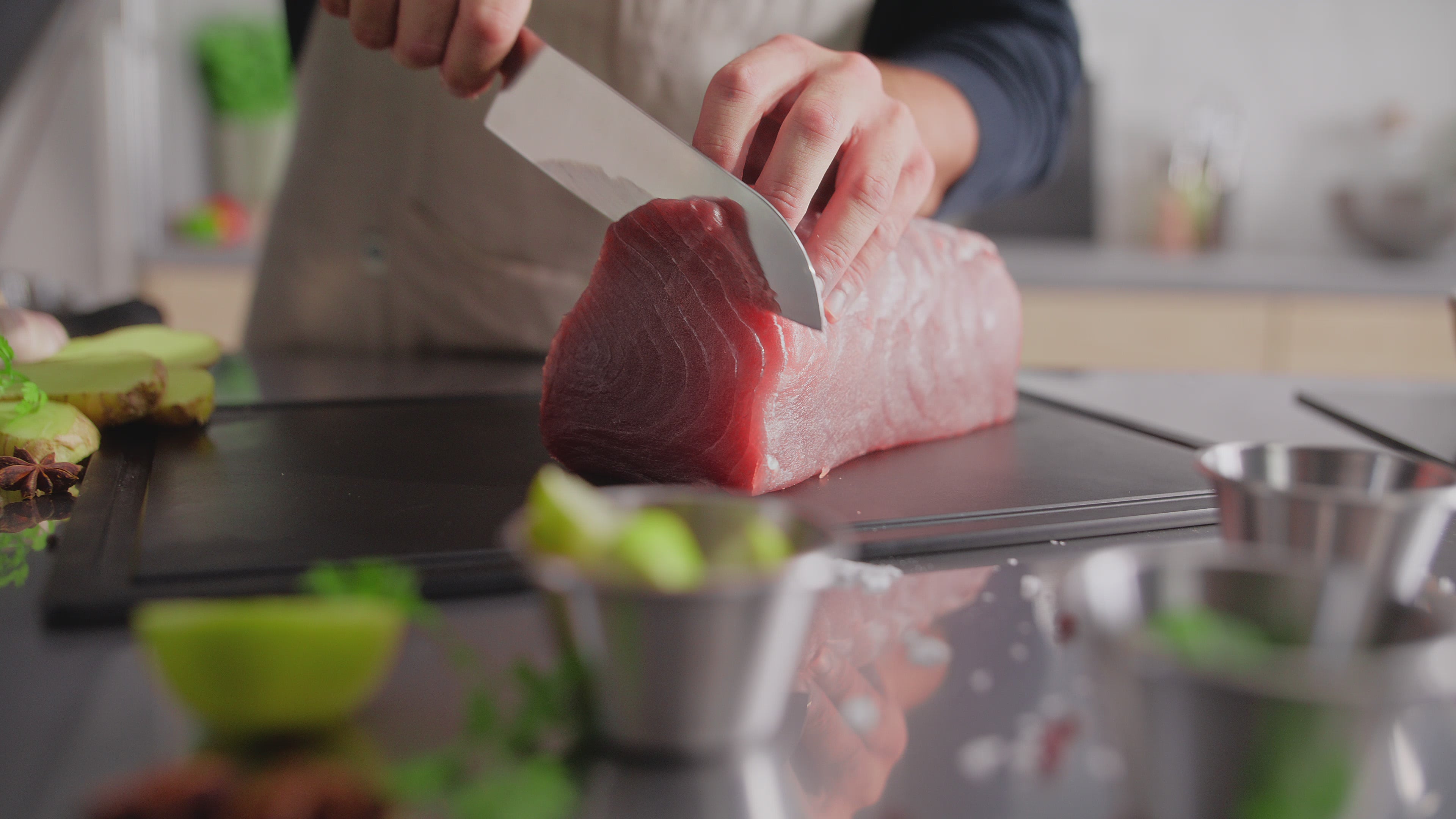 Fissler ProCut 3 piece Set with Utility knife, Santoku knife and