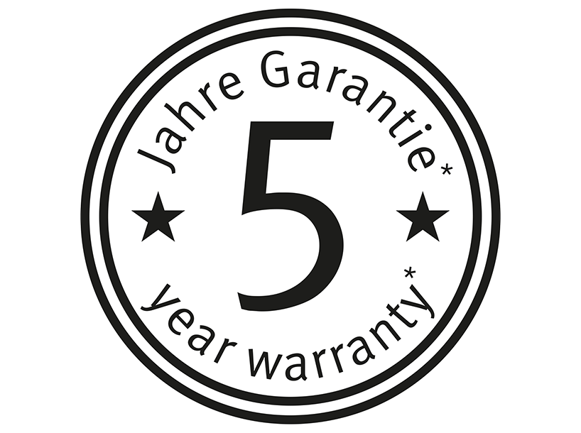 5 yıl garanti